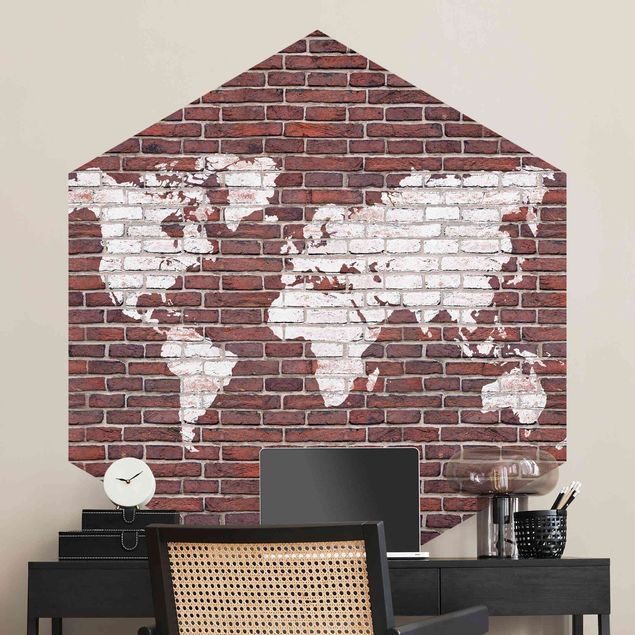 Wallpapers brick Brick World Map