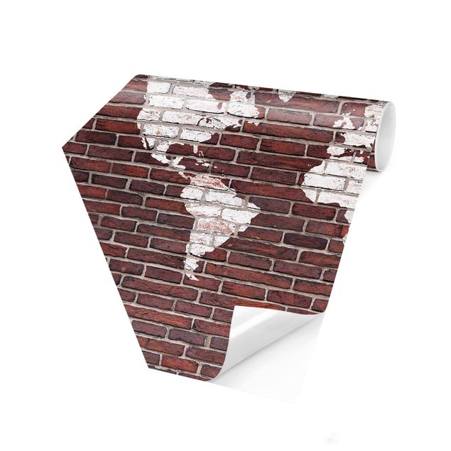 Wallpapers stone Brick World Map