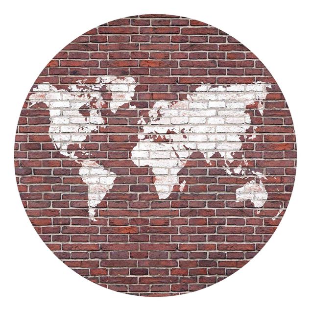 Wallpapers maps Brick World Map