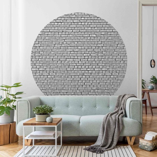 Brick effect wallpaper Brick Tile Wallpaper Black And White