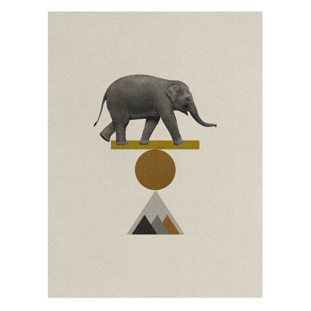 Canvas art Art Of Balance Elephant