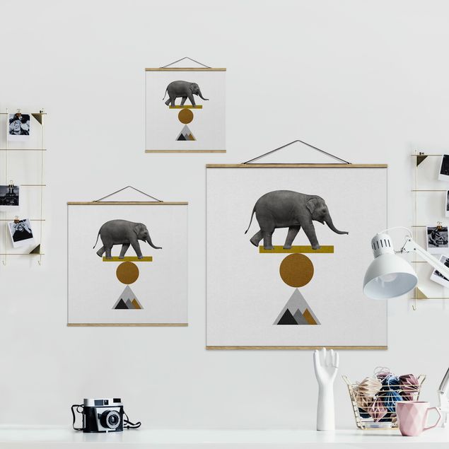 Prints Art Of Balance Elephant