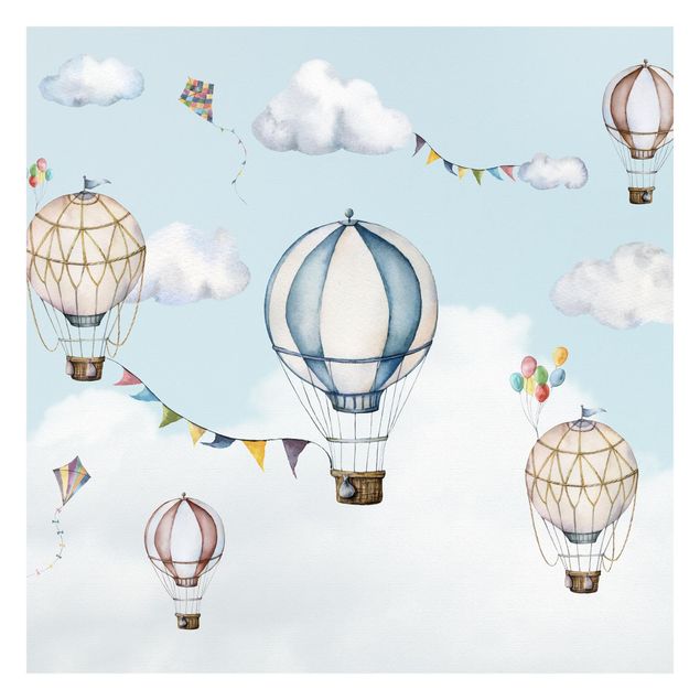 Wallpaper - Balloon party among the clouds