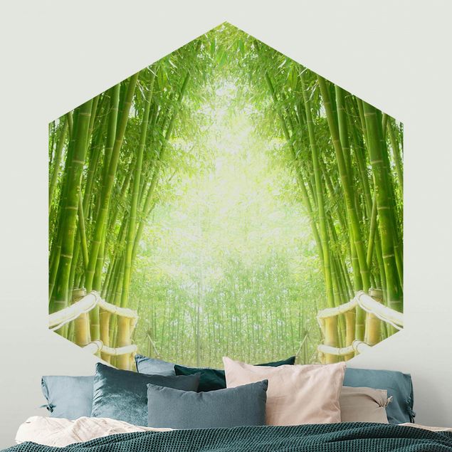 Modern wallpaper designs Bamboo Way