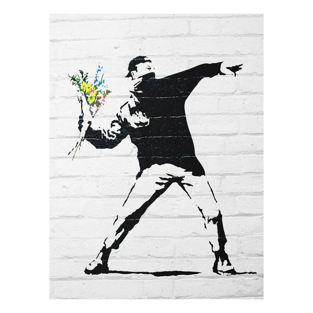 Prints Flower Thrower - Brandalised ft. Graffiti by Banksy