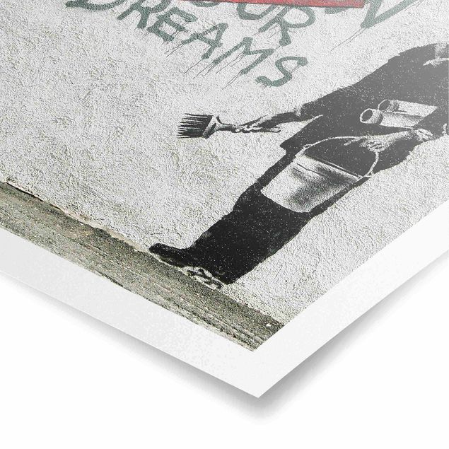 Prints Follow Your Dreams - Brandalised ft. Graffiti by Banksy