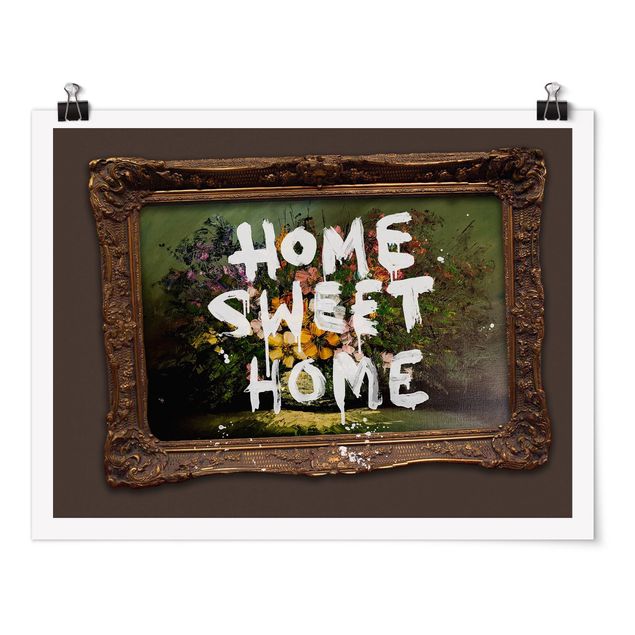 Prints Home sweet home - Brandalised ft. Graffiti by Banksy