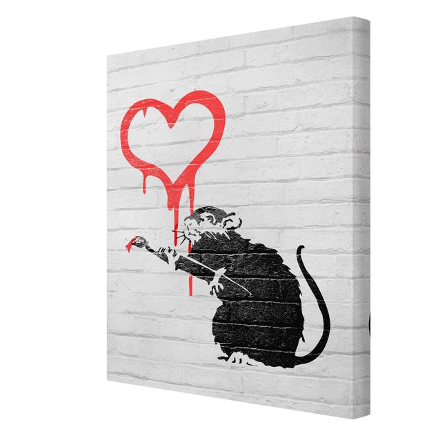 Wall art prints Love Rat - Brandalised ft. Graffiti by Banksy