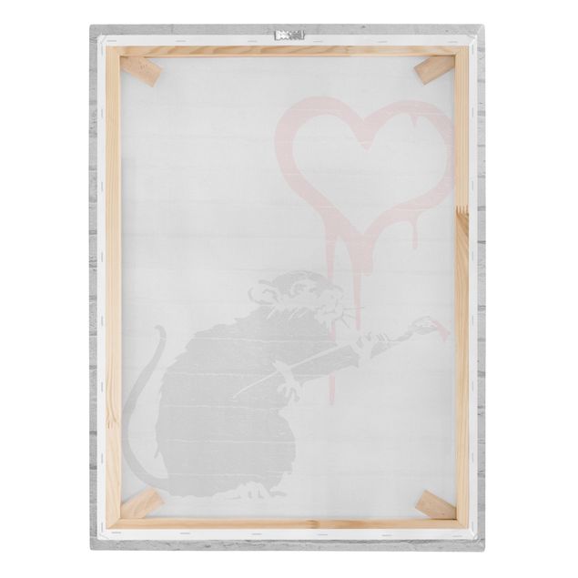 Canvas print - Banksy - Love Rat