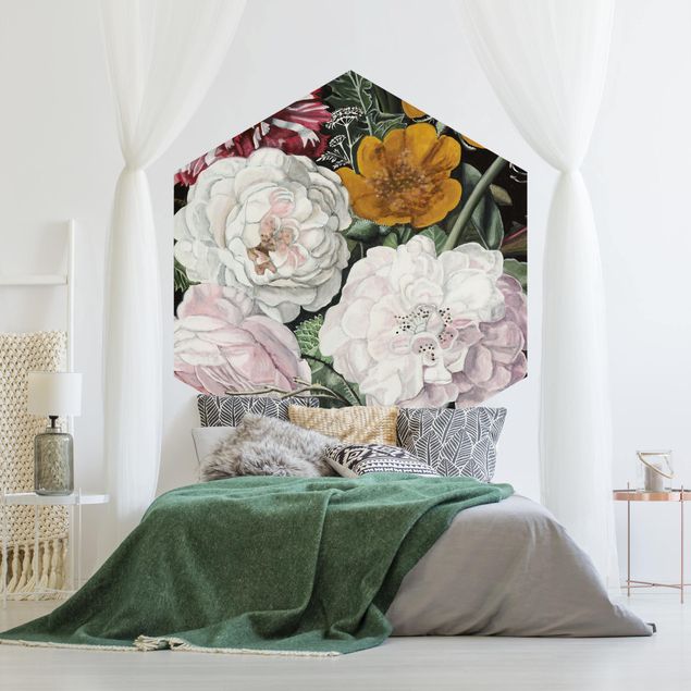 Contemporary wallpaper Baroque Bouquet