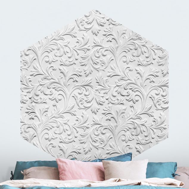 Wallpapers ornaments Baroque Pattern Plaster Optics