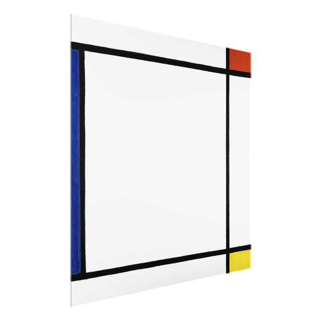 Modern art prints Piet Mondrian - Composition III with Red, Yellow and Blue