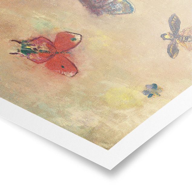 Art posters Odilon Redon - Colourful Butterflies