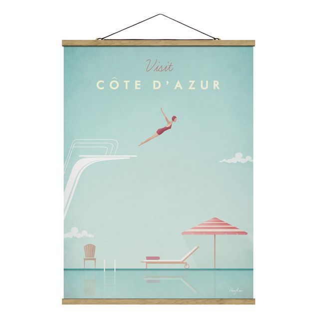 Sea prints Travel Poster - Côte D'Azur