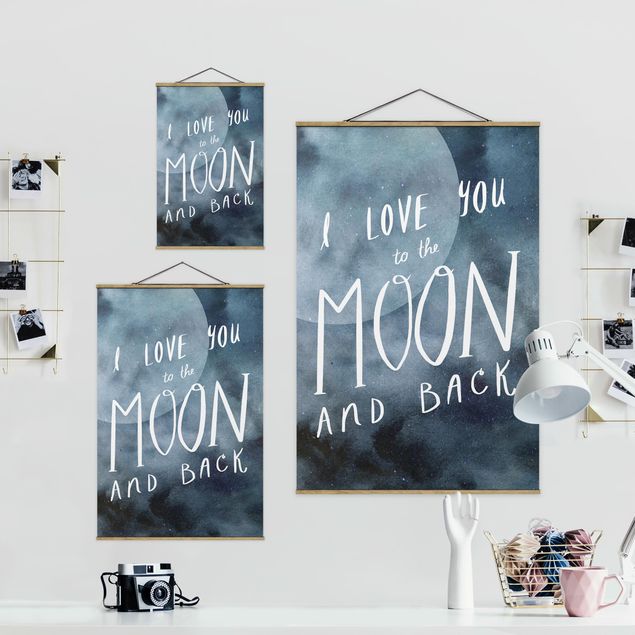 Prints Heavenly Love - Moon