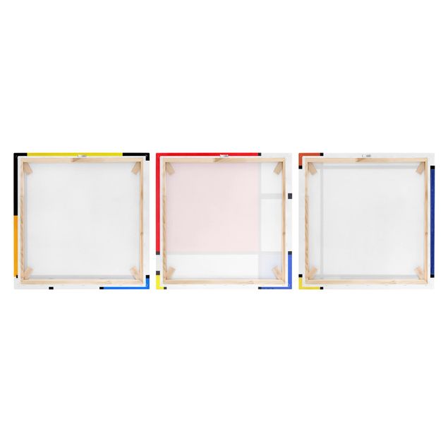Canvas art prints Piet Mondrian - Square Compositions