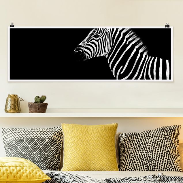 Kitchen Zebra Safari Art