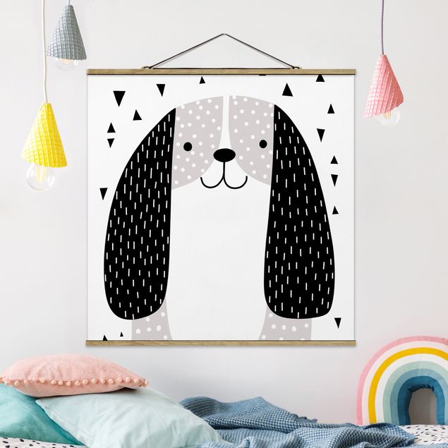 Kids room decor Zoo With Patterns - Dog