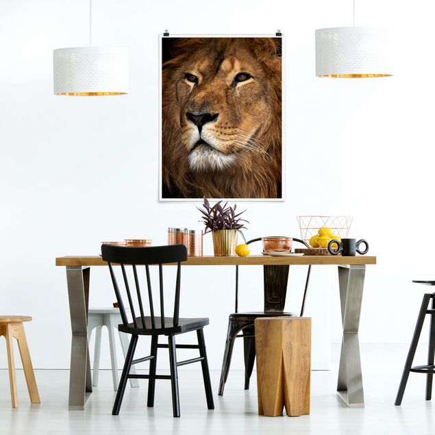 Animal wall art Lion's Gaze