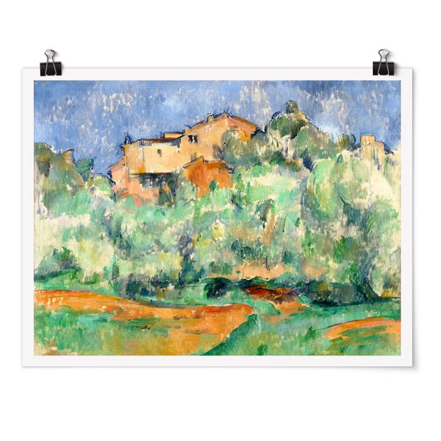 Art style Paul Cézanne - House And Dovecote At Bellevue