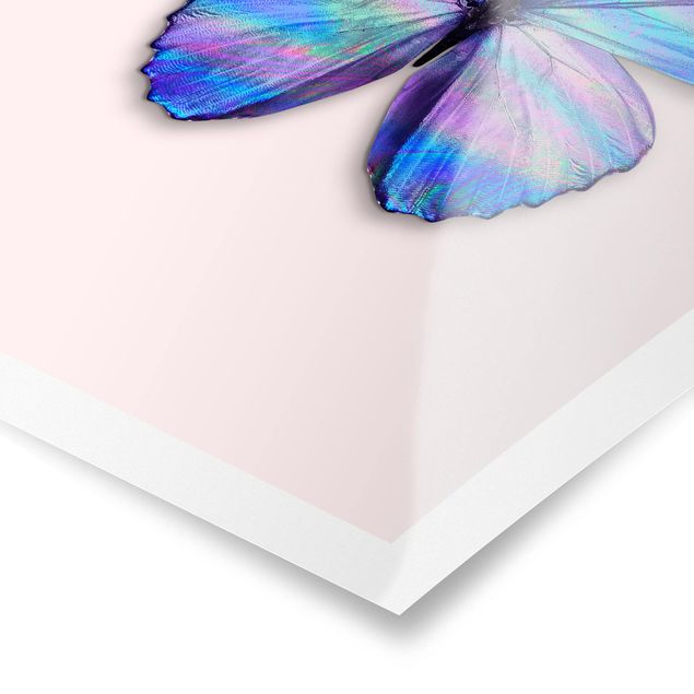 Prints animals Holographic Butterfly