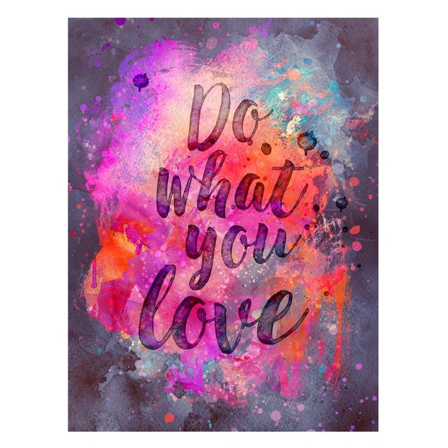 Magnet boards sayings & quotes Colourful Explosion Do What You Love