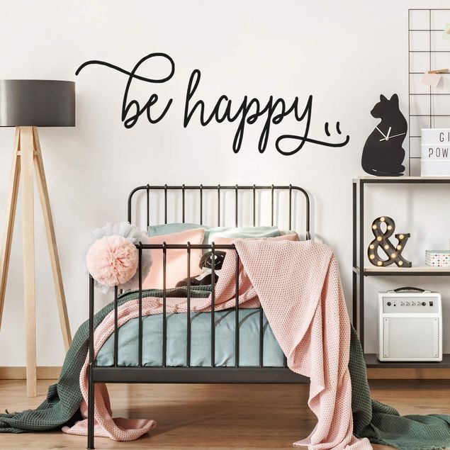 Wall decal Be Happy