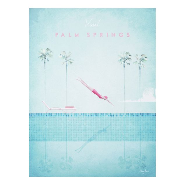 Canvas art Travel Poster - Palm Springs