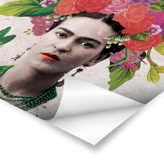 Frida Kahlo Frida Kahlo - Flower Portrait