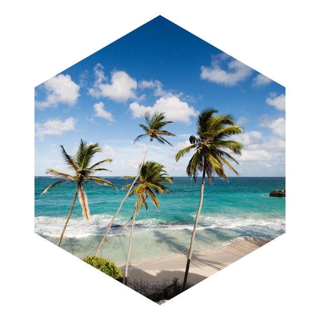 Blue aesthetic wallpaper Beach Of Barbados