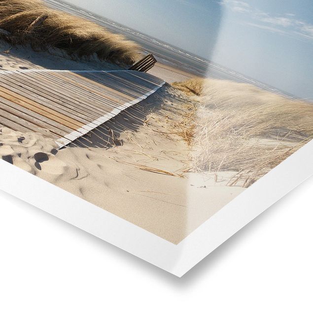 Contemporary art prints Baltic Sea Beach