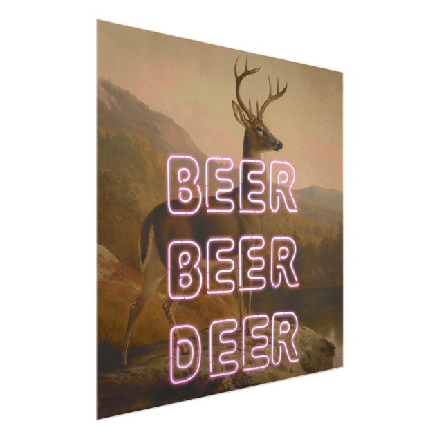 Art posters Beer Beer Deer