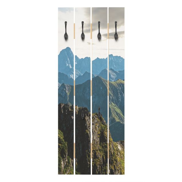 Wall coat hanger Mountains On The Lofoten