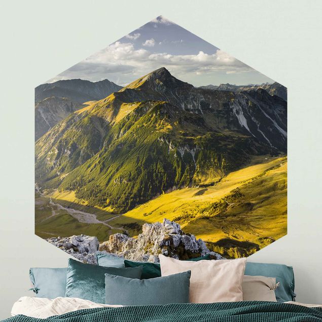 Wallpapers mountain Mountains And Valley Of The Lechtal Alps In Tirol