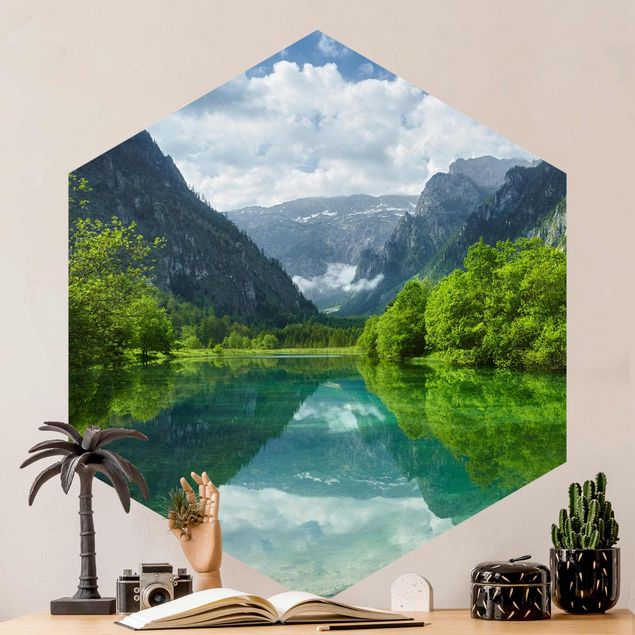 Wallpapers mountain Mountain Lake With Reflection