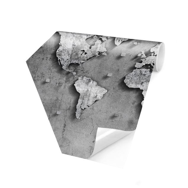 Wallpapers grey Concrete World Map