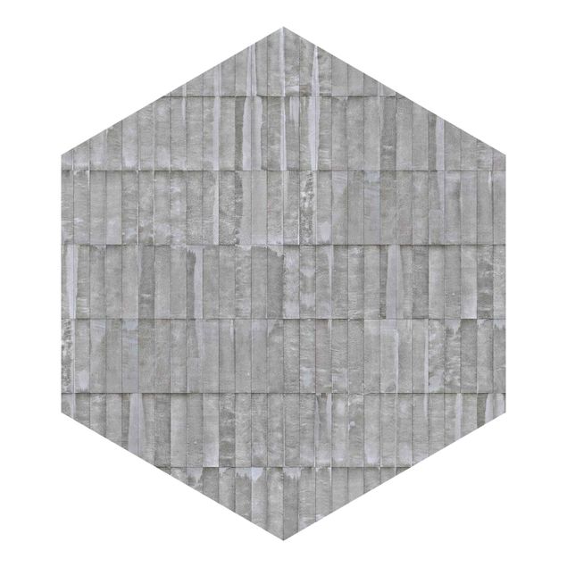 Wallpapers grey Concrete Brick Wallpaper