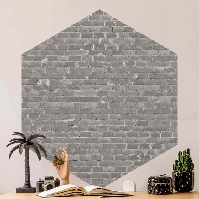 Brick effect wallpaper Concrete Brick