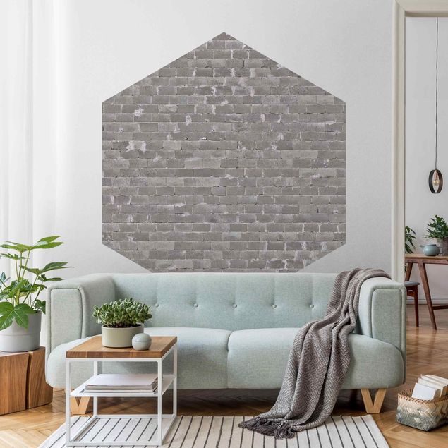 Contemporary wallpaper Concrete Brick