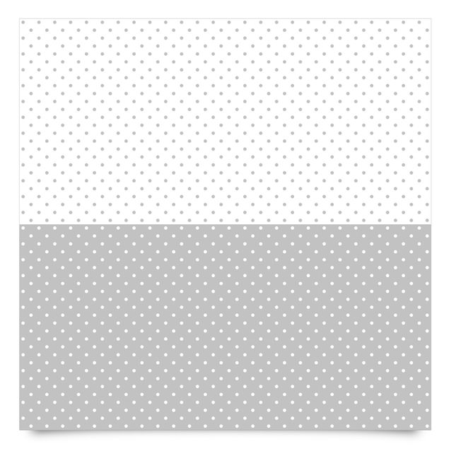 Adhesive films grey Dotted Pattern Set In Grey And White