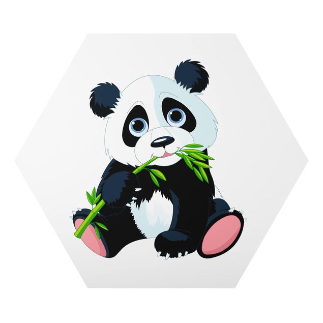 Prints modern Nibbling Panda