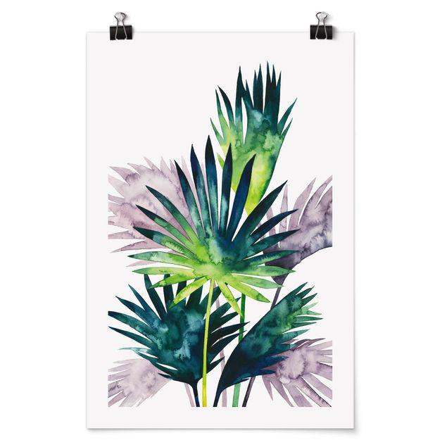 Modern art prints Exotic Foliage - Fan Palm