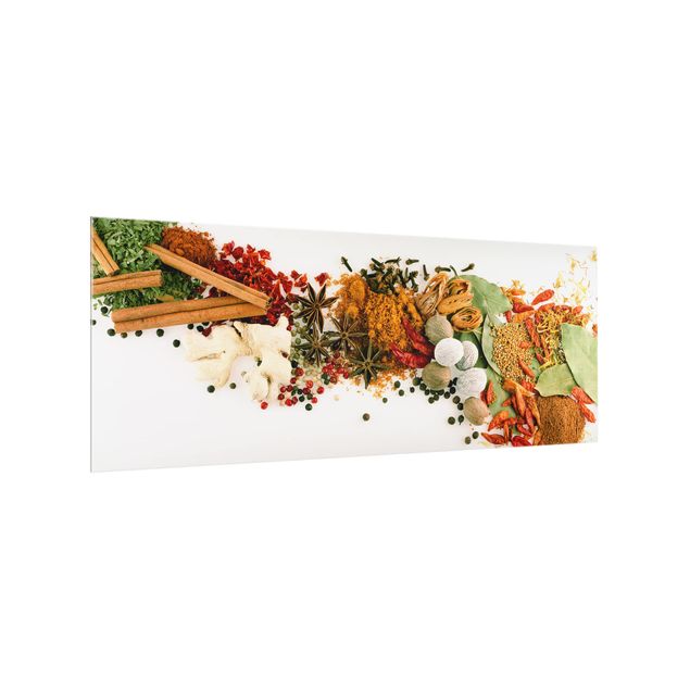 Glass splashbacks Spices And Dried Herbs