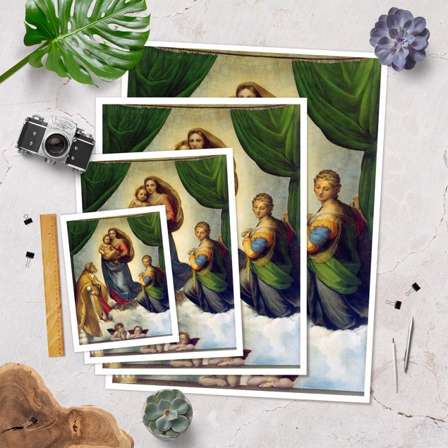 Prints Raffael - The Sistine Madonna