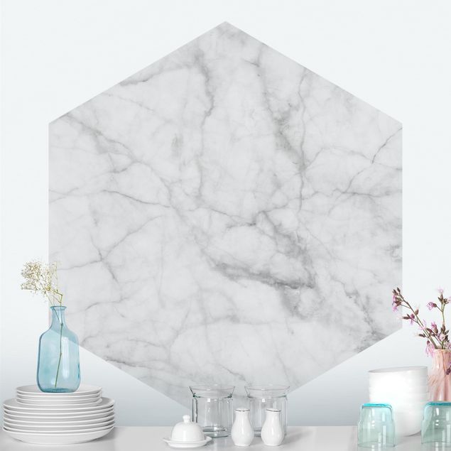 Wallpapers marble Bianco Carrara