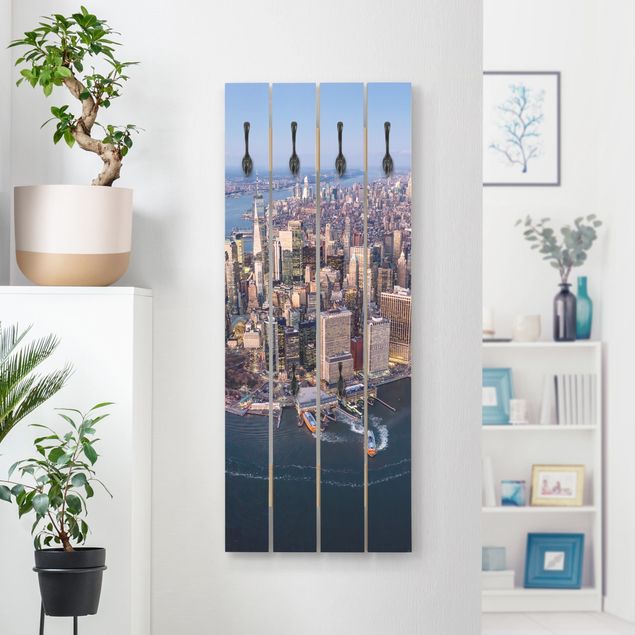 Wall mounted coat rack architecture and skylines Big City Life