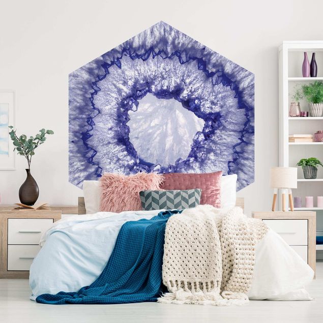Wallpapers modern Blue Purple Crystal