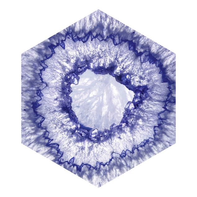Self adhesive wallpapers Blue Purple Crystal