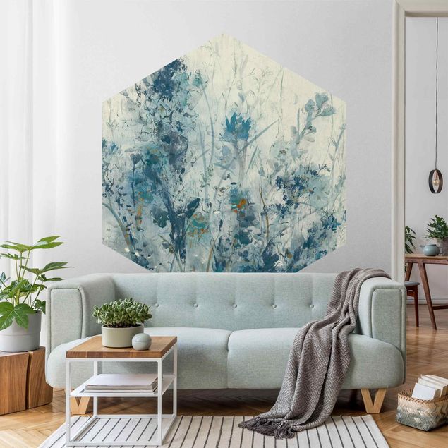 Modern wallpaper designs Blue Spring Meadow I