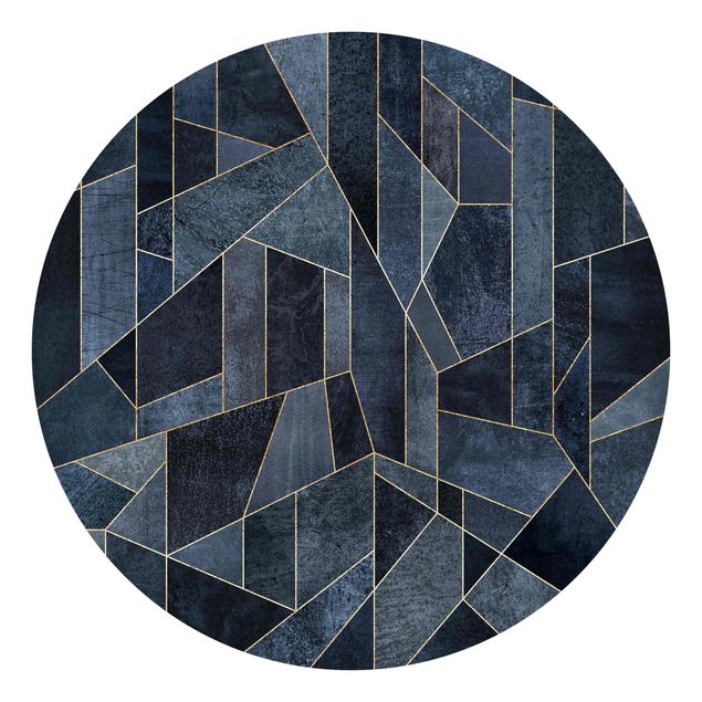 Wallpapers patterns Blue Geometry Watercolour